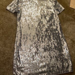 Silver sequence dress
